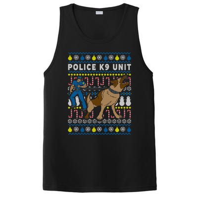 Police K9 Unit Gift For Christmas PosiCharge Competitor Tank