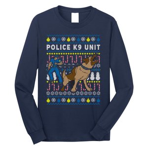 Police K9 Unit Gift For Christmas Long Sleeve Shirt