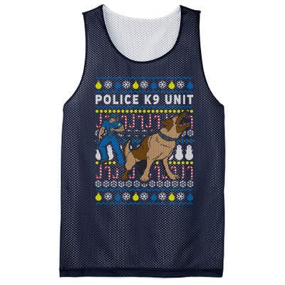 Police K9 Unit Gift For Christmas Mesh Reversible Basketball Jersey Tank