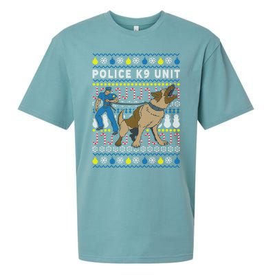 Police K9 Unit Gift For Christmas Sueded Cloud Jersey T-Shirt