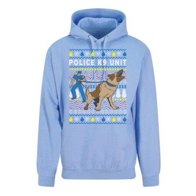 Police K9 Unit Gift For Christmas Unisex Surf Hoodie