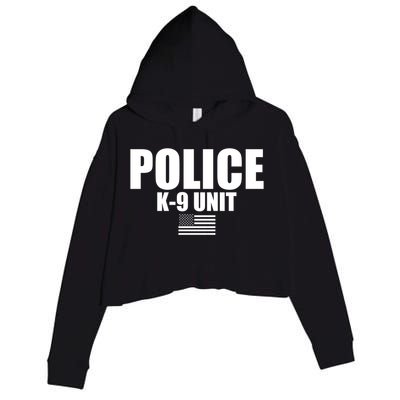 Police Kgift9 Unit Uniform Funny Gift Crop Fleece Hoodie