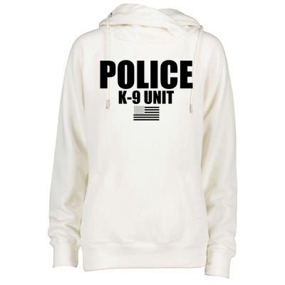 Police Kgift9 Unit Uniform Funny Gift Womens Funnel Neck Pullover Hood