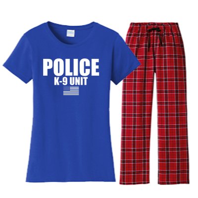 Police Kgift9 Unit Uniform Funny Gift Women's Flannel Pajama Set