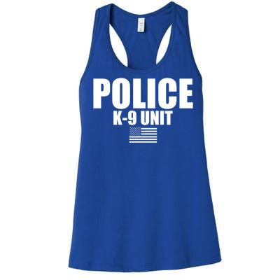 Police Kgift9 Unit Uniform Funny Gift Women's Racerback Tank