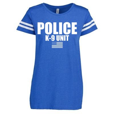 Police Kgift9 Unit Uniform Funny Gift Enza Ladies Jersey Football T-Shirt