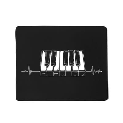 Piano Keys Vintage Style Musical Keyboard Piano Mousepad