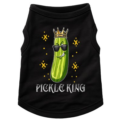 Pickle King Vegan Funny Cucumber Vegetable Pickles Lover Doggie Tank