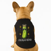 Pickle King Vegan Funny Cucumber Vegetable Pickles Lover Doggie Tank
