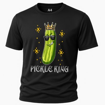 Pickle King Vegan Funny Cucumber Vegetable Pickles Lover Performance Shirt