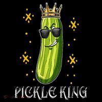 Pickle King Vegan Funny Cucumber Vegetable Pickles Lover Tall T-Shirt