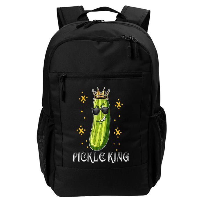 Pickle King Vegan Funny Cucumber Vegetable Pickles Lover Backpack