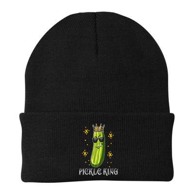 Pickle King Vegan Funny Cucumber Vegetable Pickles Lover Beanie