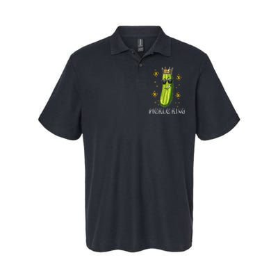 Pickle King Vegan Funny Cucumber Vegetable Pickles Lover Softstyle Adult Sport Polo