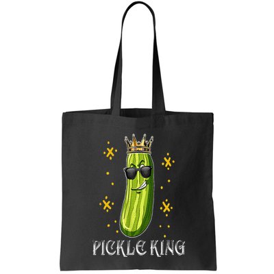 Pickle King Vegan Funny Cucumber Vegetable Pickles Lover Bag