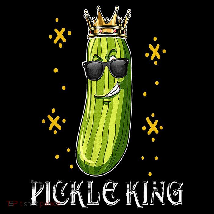 Pickle King Vegan Funny Cucumber Vegetable Pickles Lover Baby Bodysuit