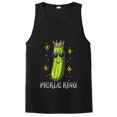 Pickle King Vegan Funny Cucumber Vegetable Pickles Lover PosiCharge Competitor Tank