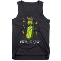 Pickle King Vegan Funny Cucumber Vegetable Pickles Lover Tank Top