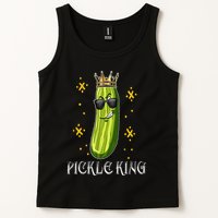 Pickle King Vegan Funny Cucumber Vegetable Pickles Lover Tank Top