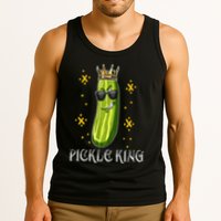 Pickle King Vegan Funny Cucumber Vegetable Pickles Lover Tank Top