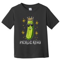 Pickle King Vegan Funny Cucumber Vegetable Pickles Lover Toddler T-Shirt