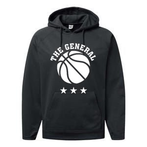 Pat Knight Wearing The General Basketball Performance Fleece Hoodie