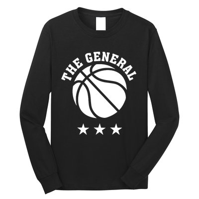 Pat Knight Wearing The General Basketball Long Sleeve Shirt