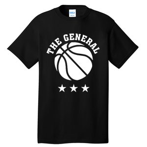 Pat Knight Wearing The General Basketball Tall T-Shirt