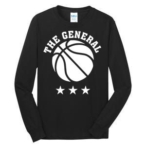 Pat Knight Wearing The General Basketball Tall Long Sleeve T-Shirt