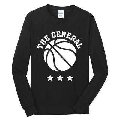 Pat Knight Wearing The General Basketball Tall Long Sleeve T-Shirt