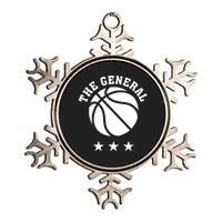 Pat Knight Wearing The General Basketball Metallic Star Ornament