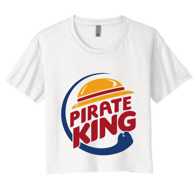 Pirate King With Pirate Hat Japanese Anime Lover Manga Fan Crop Top