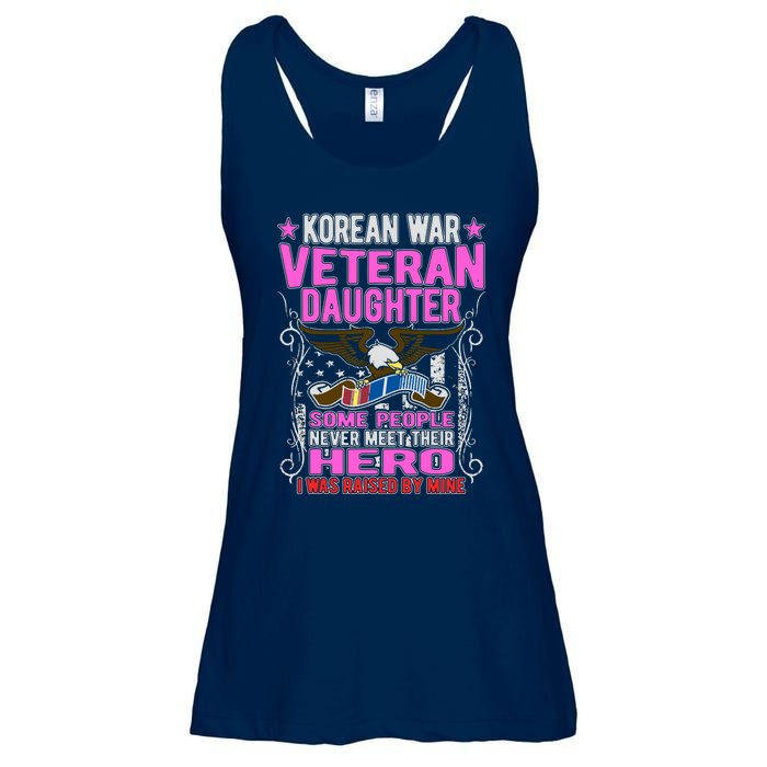 Proud Korean War Veteran Daughter Gift I Was Raised By Mine Ladies Essential Flowy Tank