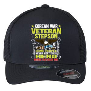 Proud Korean War Veteran Stepson Gift Military Veteran Son Gift Cool Gift Flexfit Unipanel Trucker Cap