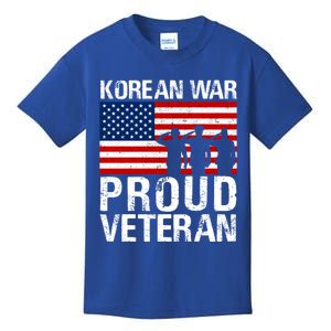 Proud Korean War Veteran Funny Gift Military Kids T-Shirt