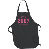 Pink Limited 2007 Edition Sweet 16th Birthday Teen Girl Full-Length Apron With Pockets