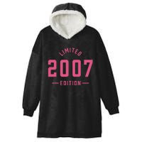 Pink Limited 2007 Edition Sweet 16th Birthday Teen Girl Hooded Wearable Blanket