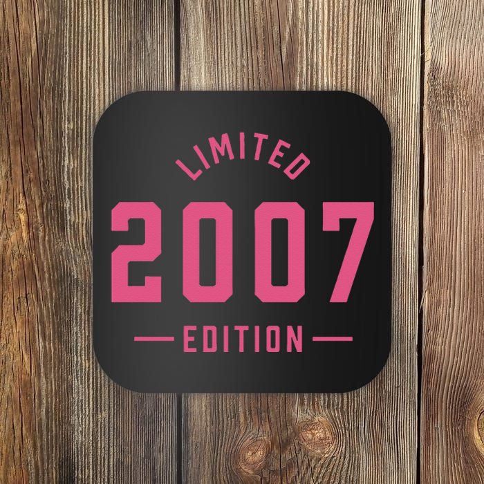 Pink Limited 2007 Edition Sweet 16th Birthday Teen Girl Coaster