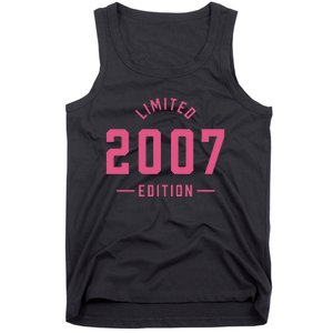 Pink Limited 2007 Edition Sweet 16th Birthday Teen Girl Tank Top