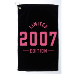 Pink Limited 2007 Edition Sweet 16th Birthday Teen Girl Platinum Collection Golf Towel