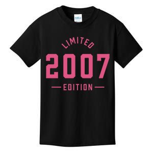 Pink Limited 2007 Edition Sweet 16th Birthday Teen Girl Kids T-Shirt