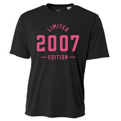 Pink Limited 2007 Edition Sweet 16th Birthday Teen Girl Cooling Performance Crew T-Shirt