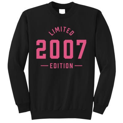 Pink Limited 2007 Edition Sweet 16th Birthday Teen Girl Sweatshirt