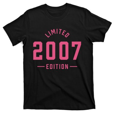 Pink Limited 2007 Edition Sweet 16th Birthday Teen Girl T-Shirt