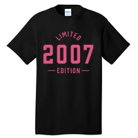 Pink Limited 2007 Edition Sweet 16th Birthday Teen Girl Tall T-Shirt