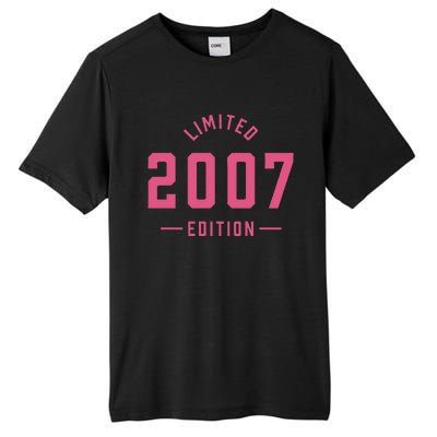 Pink Limited 2007 Edition Sweet 16th Birthday Teen Girl Tall Fusion ChromaSoft Performance T-Shirt