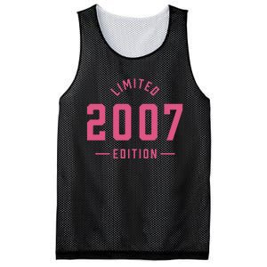 Pink Limited 2007 Edition Sweet 16th Birthday Teen Girl Mesh Reversible Basketball Jersey Tank