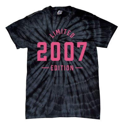 Pink Limited 2007 Edition Sweet 16th Birthday Teen Girl Tie-Dye T-Shirt