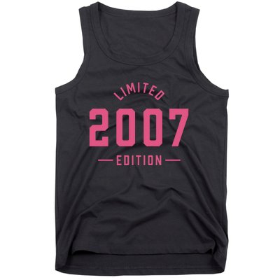 Pink Limited 2007 Edition Sweet 16th Birthday Teen Girl Tank Top