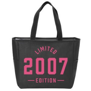 Pink Limited 2007 Edition Sweet 16th Birthday Teen Girl Zip Tote Bag